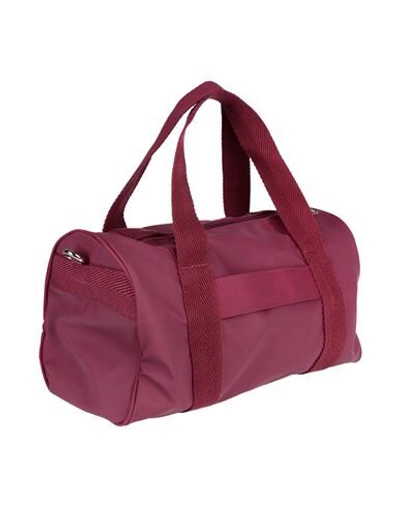 Shop Mandarina Duck Duffel Bags In Mauve