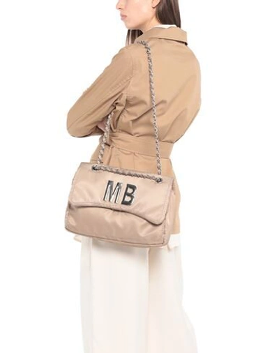 Shop Mia Bag Cross-body Bags In Beige