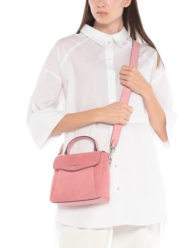 Shop Coccinelle Handbags In Pale Pink