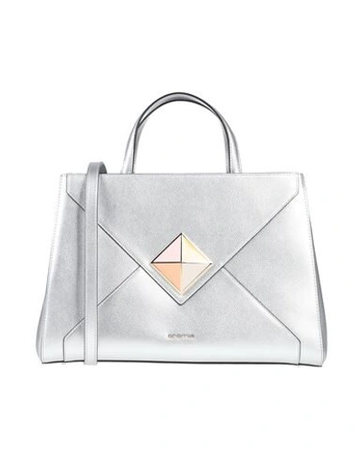 Shop Cromia Handbags In Silver