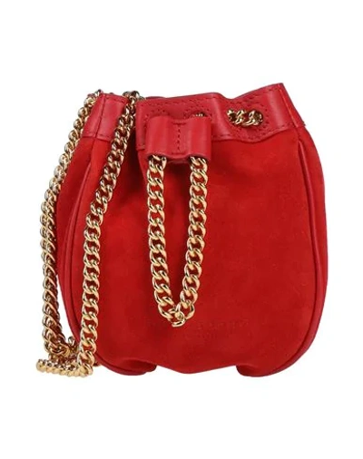 Shop Philosophy Di Lorenzo Serafini Woman Cross-body Bag Red Size - Soft Leather