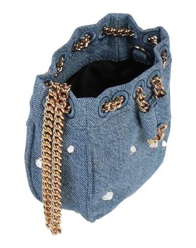 Shop Philosophy Di Lorenzo Serafini Woman Cross-body Bag Blue Size - Textile Fibers