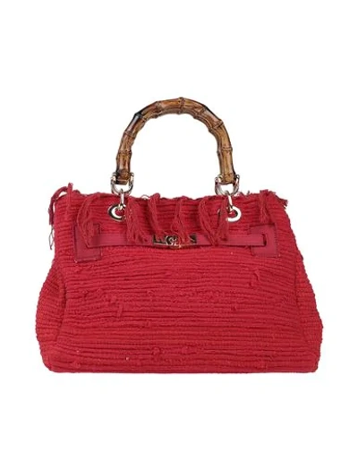 Shop Mia Bag Handbags In Garnet