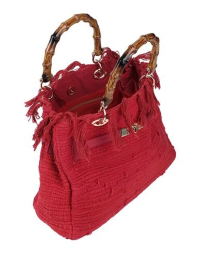 Shop Mia Bag Handbags In Garnet