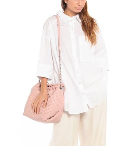 Shop Mia Bag Cross-body Bags In Light Pink