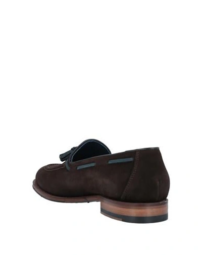 Shop Ahora Napoli Loafers In Dark Brown
