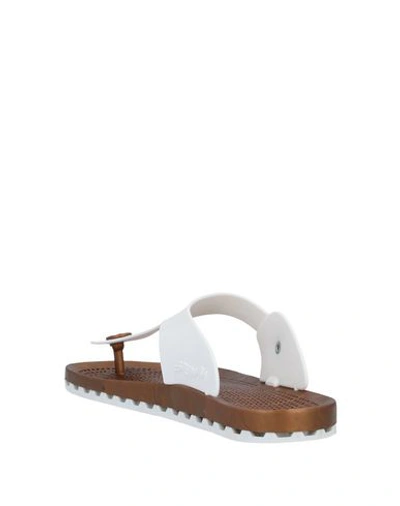 Sensi Flip Flops In White