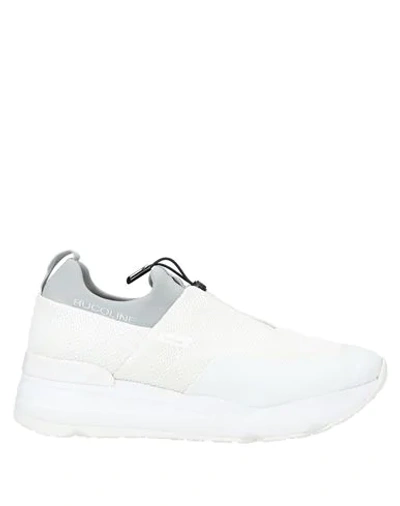 Shop Rucoline Man Sneakers White Size 7 Soft Leather, Textile Fibers