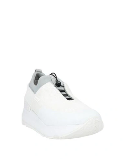 Shop Rucoline Man Sneakers White Size 6 Soft Leather, Textile Fibers