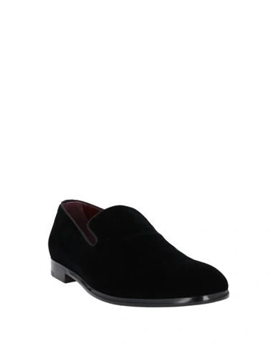 Shop Dolce & Gabbana Man Loafers Black Size 13 Textile Fibers