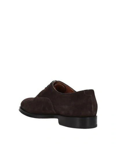 Doucal's Laced Shoes In Dark Brown