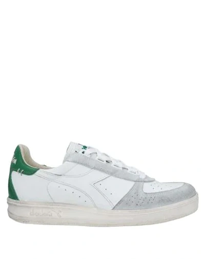 Shop Diadora Heritage Man Sneakers White Size 4 Soft Leather