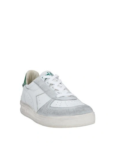 Shop Diadora Heritage Man Sneakers White Size 4 Soft Leather