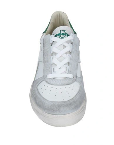 Shop Diadora Heritage Man Sneakers White Size 4 Soft Leather