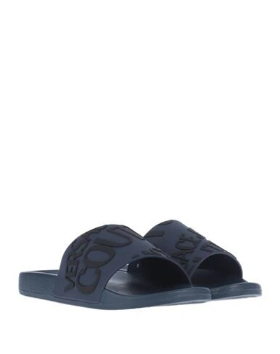 Shop Versace Jeans Couture Sandals In Dark Blue