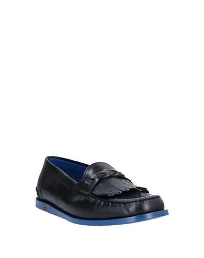 Shop Dolce & Gabbana Man Loafers Black Size 7 Soft Leather
