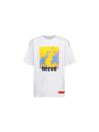 Shop Heron Preston T-shirt In White Yell