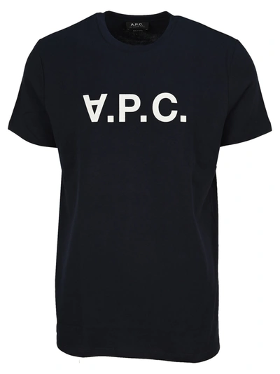 Shop Apc A.p.c. Vpc T-shirt In White Navy