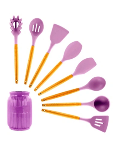 Shop Megachef 9 Piece Kitchen Utensil Set In Pink