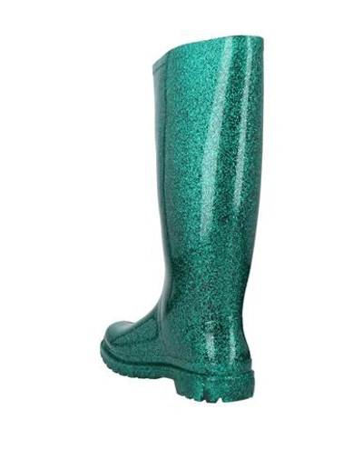 Shop Chiara Ferragni Boots In Emerald Green