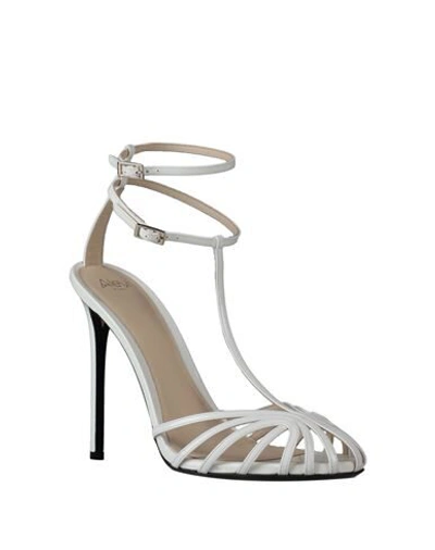 Shop Alevì Milano Aleví Milano Woman Sandals White Size 11 Leather