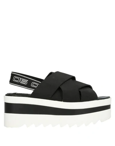 Shop 06 Milano Sandals In Black