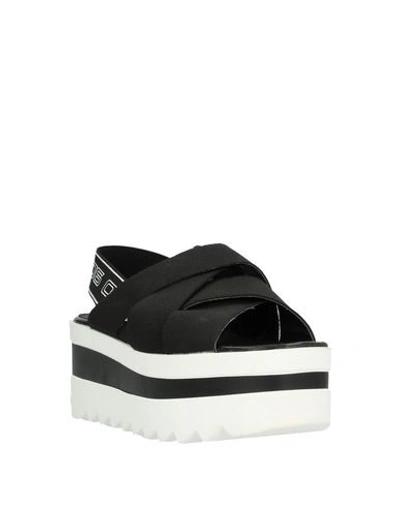 Shop 06 Milano Sandals In Black