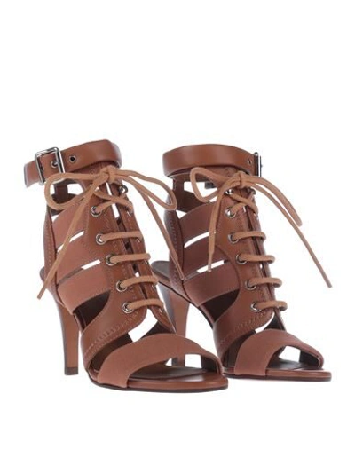 Shop Chloé Sandals In Brown
