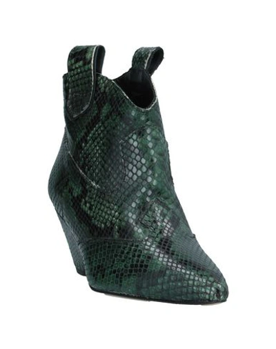 Shop Alchimia Napoli Ankle Boot In Dark Green