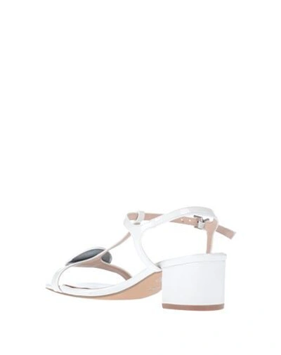 Shop Bibi Lou Woman Sandals White Size 8 Textile Fibers