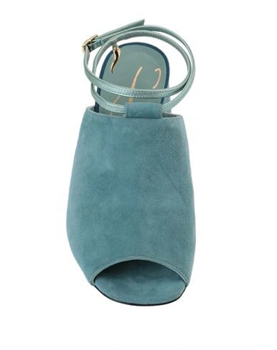 Paola D'arcano Sandals In Blue