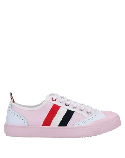 Shop Thom Browne Sneakers In Light Pink
