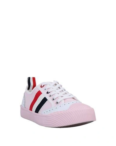 Shop Thom Browne Sneakers In Light Pink