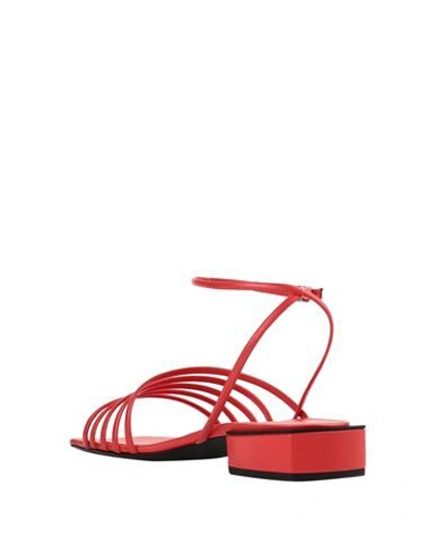 Vic Matie Sandals In Red