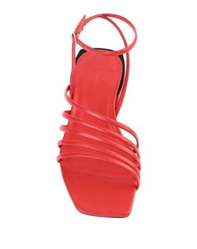 Vic Matie Sandals In Red