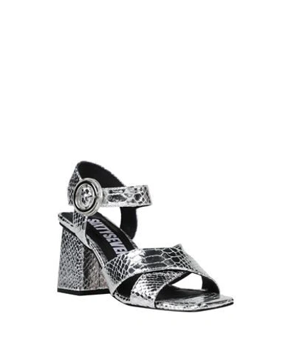 Shop 67 Sixtyseven Sandals In Silver