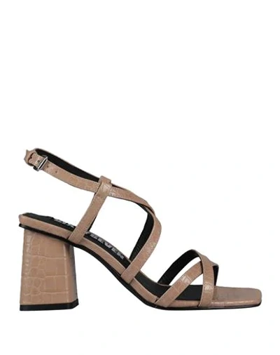 Shop 67 Sixtyseven Sandals In Pale Pink