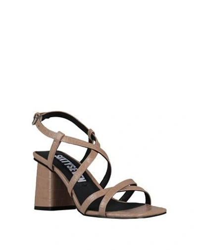 Shop 67 Sixtyseven Sandals In Pale Pink