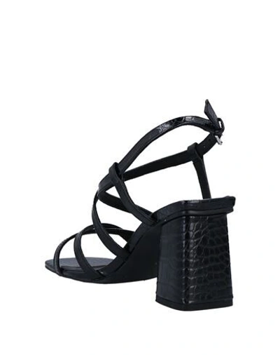 Shop 67 Sixtyseven Woman Sandals Black Size 7.5 Textile Fibers