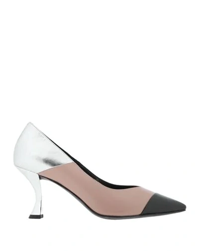 Shop What For Woman Pumps Blush Size 7 Calfskin In Pink
