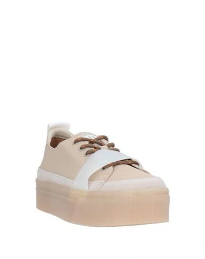 Shop 67 Sixtyseven Sneakers In Beige