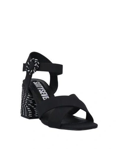 Shop 67 Sixtyseven Sandals In Black