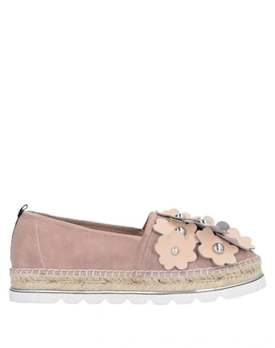 Shop 67 Sixtyseven Espadrilles In Pastel Pink