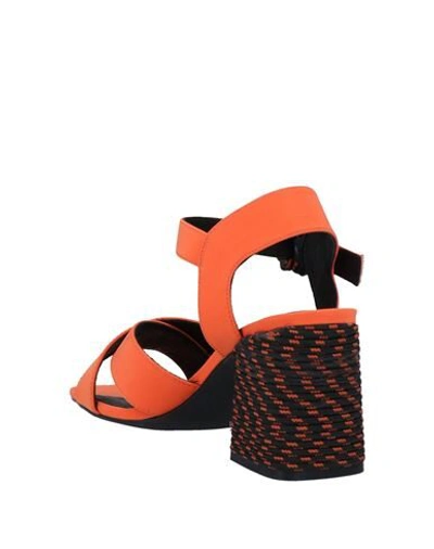 Shop 67 Sixtyseven Sandals In Orange