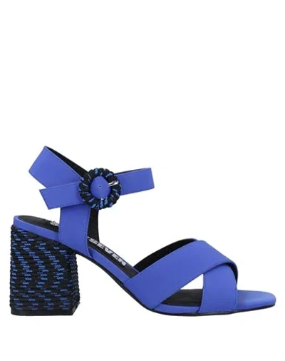 Shop 67 Sixtyseven Sandals In Blue