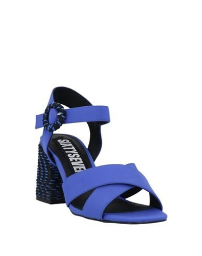 Shop 67 Sixtyseven Sandals In Blue