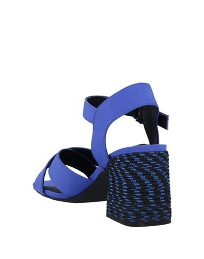 Shop 67 Sixtyseven Sandals In Blue