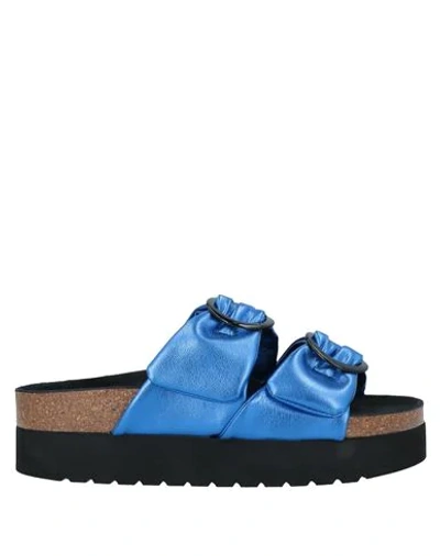 Shop 67 Sixtyseven Sandals In Bright Blue