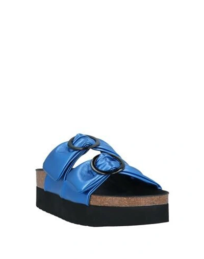 Shop 67 Sixtyseven Sandals In Bright Blue
