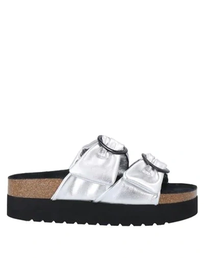 Shop 67 Sixtyseven Sandals In Silver